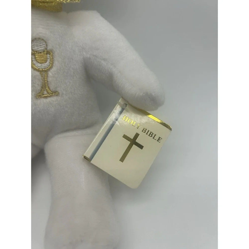 VTG Holy Bears Bible Communion Bear 2004 White Religious Catholic Christian